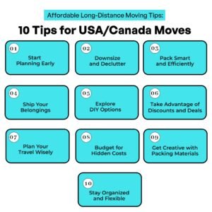 Tips for an affordable long distance move 